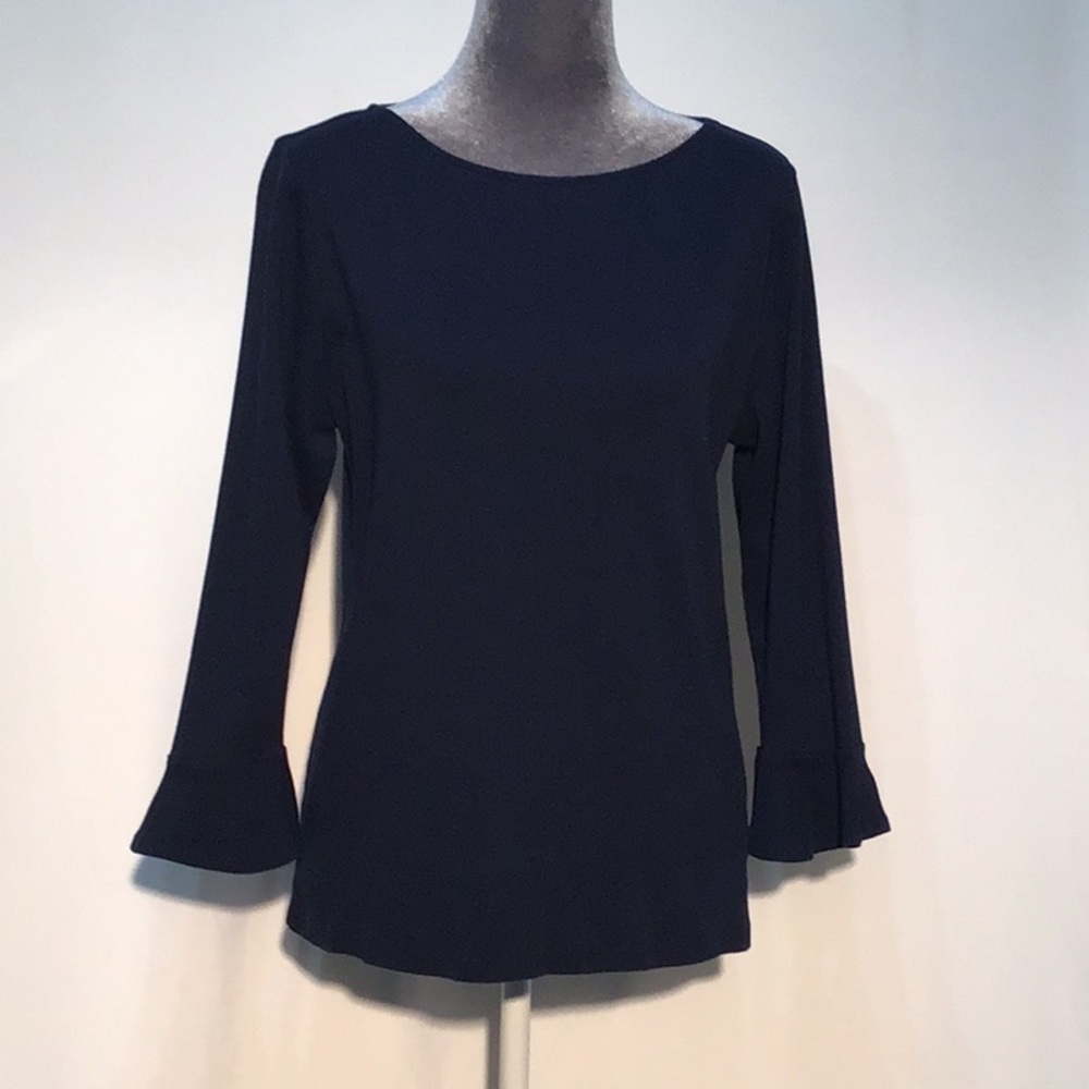 Lauren Ralph Lauren navy blouse size XL